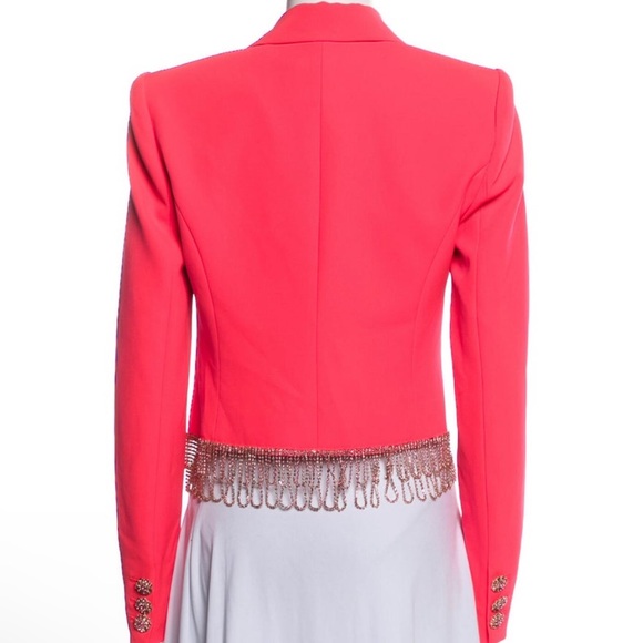 L'Agence Jeweled Jen Jeweled Cropped Blazer - Picture 9 of 11